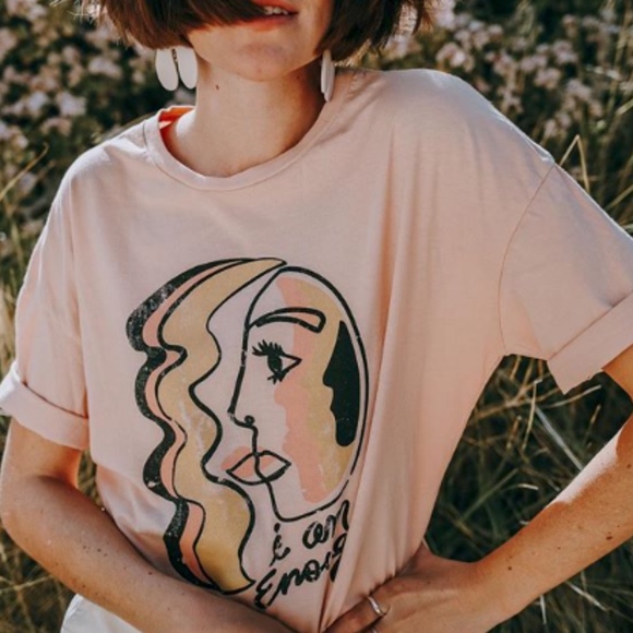 FINAL PRICE Blush I Am Enough DazeyLA Slouchy - Picture 2 of 5